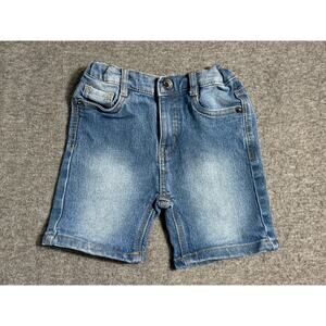 Volcom Denim Bermuda Shorts - Adjustable Waist - Kids Size 5T